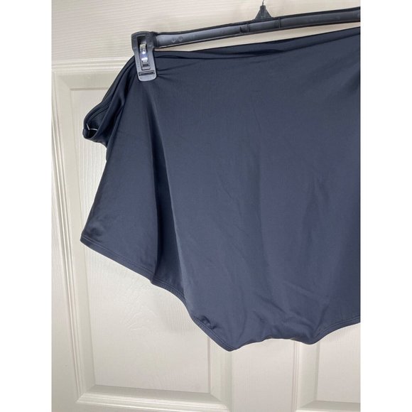 EVRI Swim Bottoms Women Plus Size 4X Black High Waist Bikini Ruched Sides NWT - Picture 6 of 9